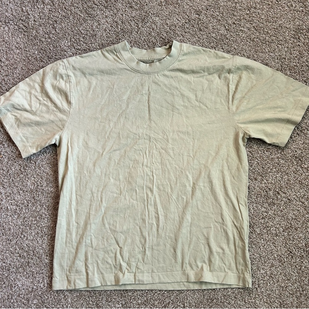 Vox Populi sage green shirt men’s large 100% cotton